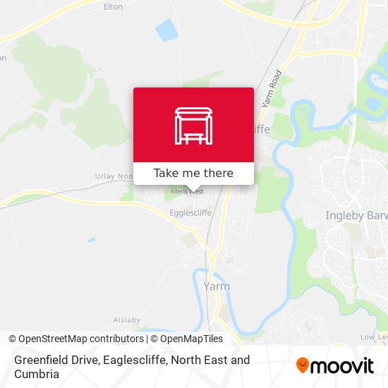 Greenfield Drive, Eaglescliffe map