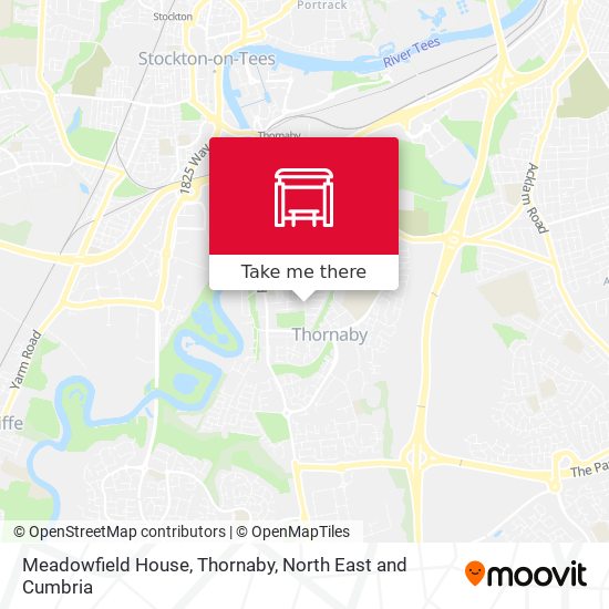 Meadowfield House, Thornaby map