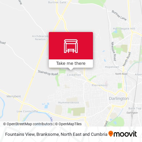 Fountains View, Branksome map