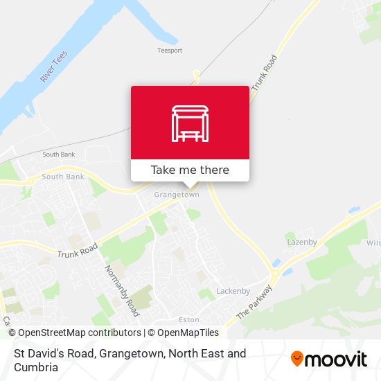 St David's Road, Grangetown map