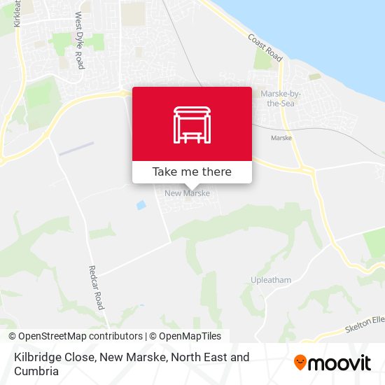 Kilbridge Close, New Marske map