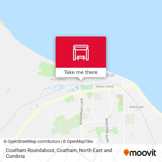 Coatham Roundabout, Coatham map