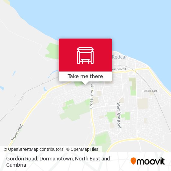 Gordon Road, Dormanstown map