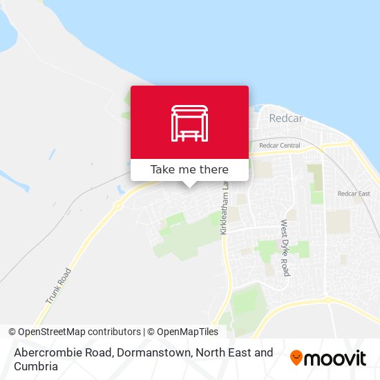 Abercrombie Road, Dormanstown map