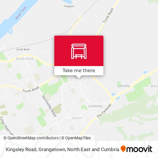 Kingsley Road, Grangetown map