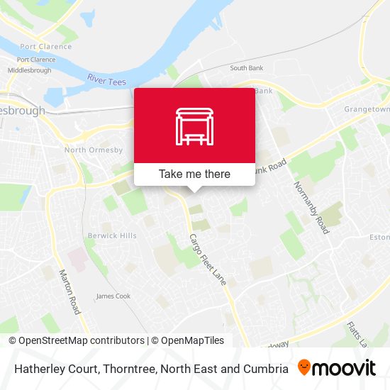 Hatherley Court, Thorntree map