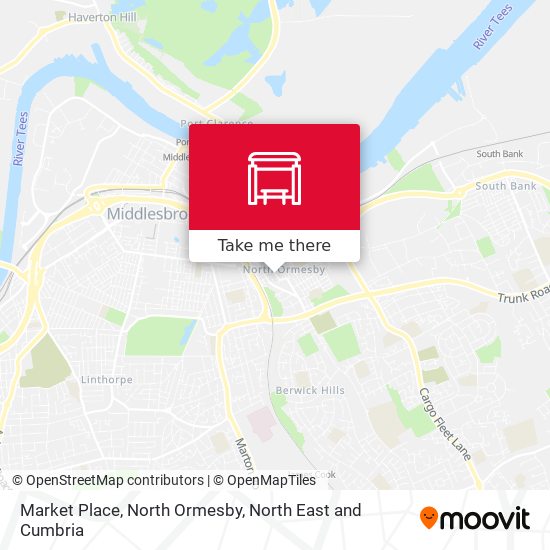 Market Place, North Ormesby map