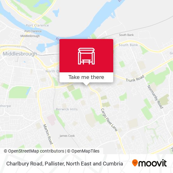 Charlbury Road, Pallister map