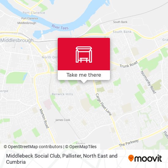 Middlebeck Social Club, Pallister map