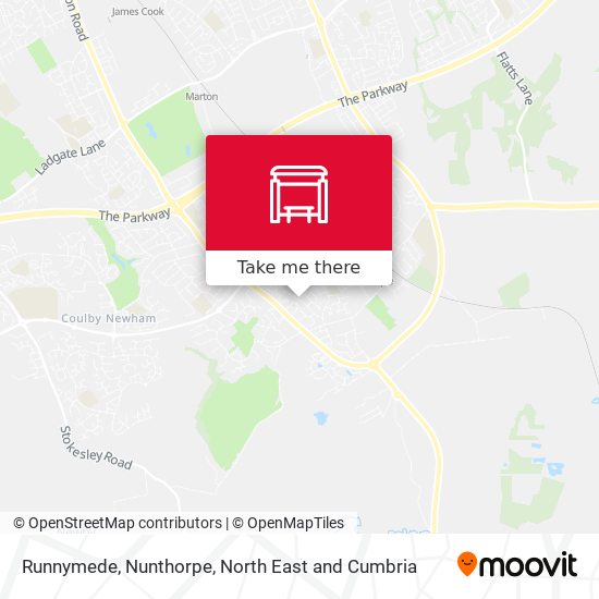 Runnymede, Nunthorpe map