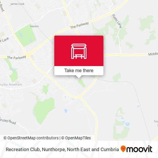 Recreation Club, Nunthorpe map