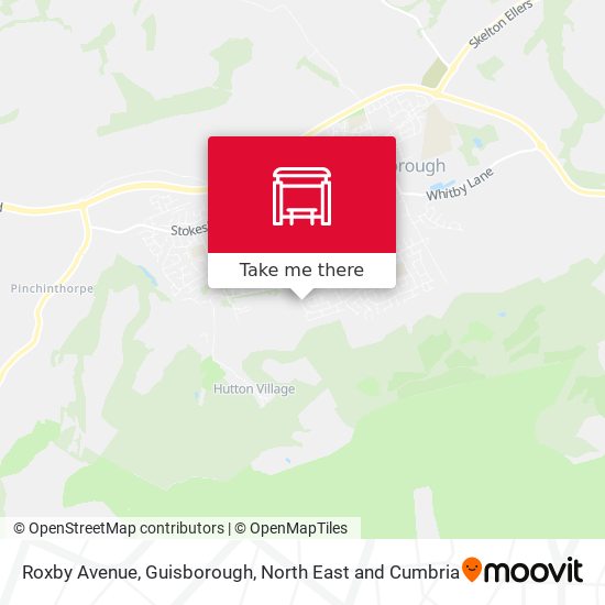 Roxby Avenue, Guisborough map
