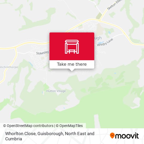 Whorlton Close, Guisborough map