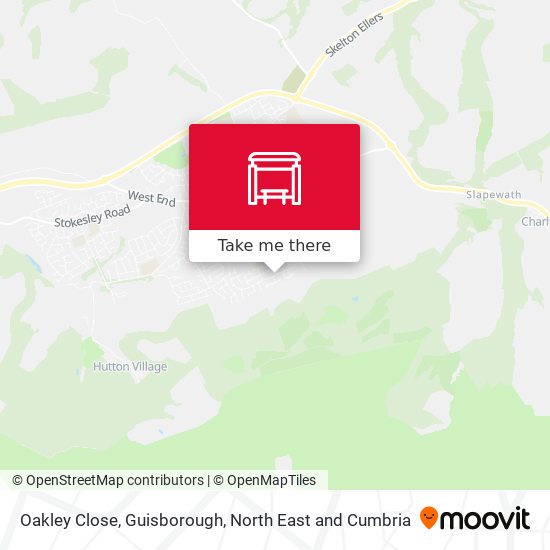 Oakley Close, Guisborough map