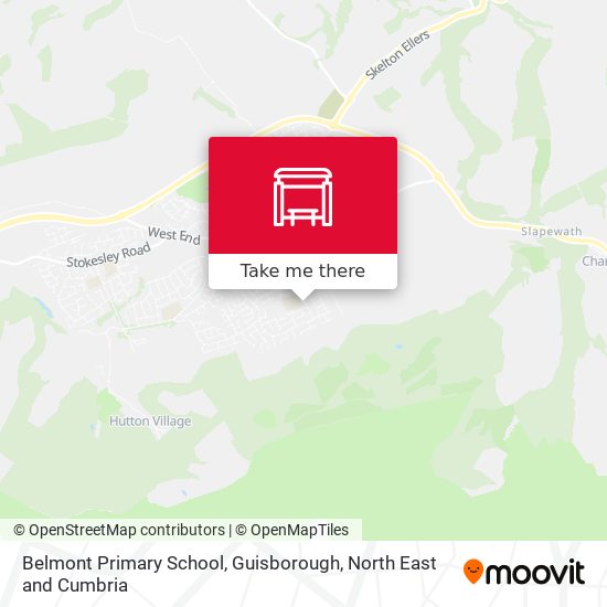 Belmont Primary School, Guisborough map