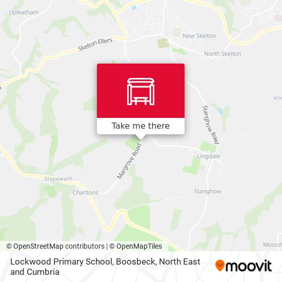 Lockwood Primary School, Boosbeck map