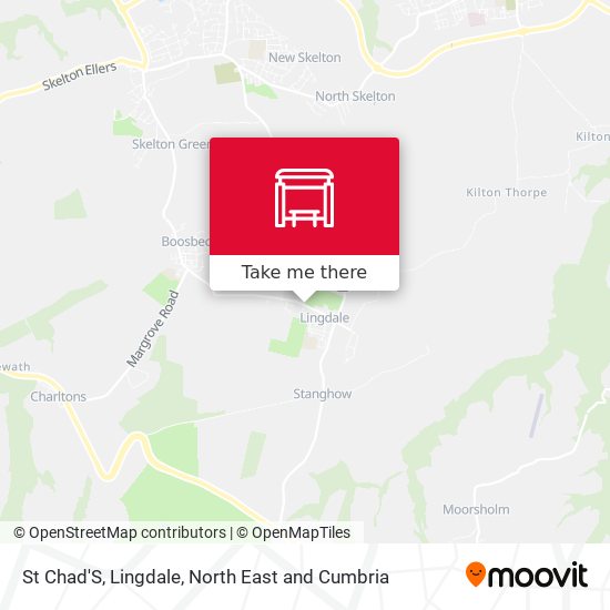 St Chad'S, Lingdale map