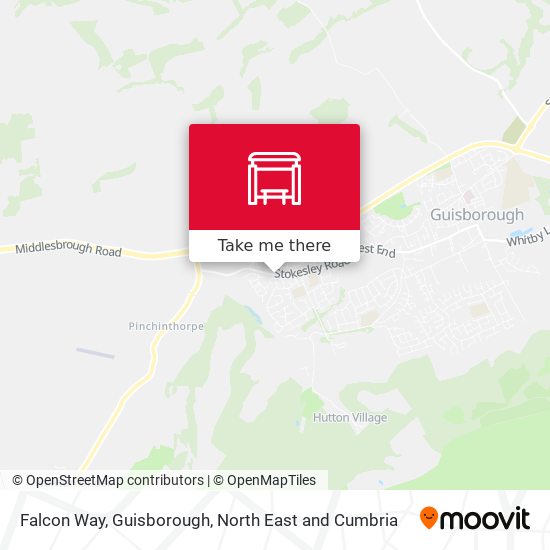 Falcon Way, Guisborough map