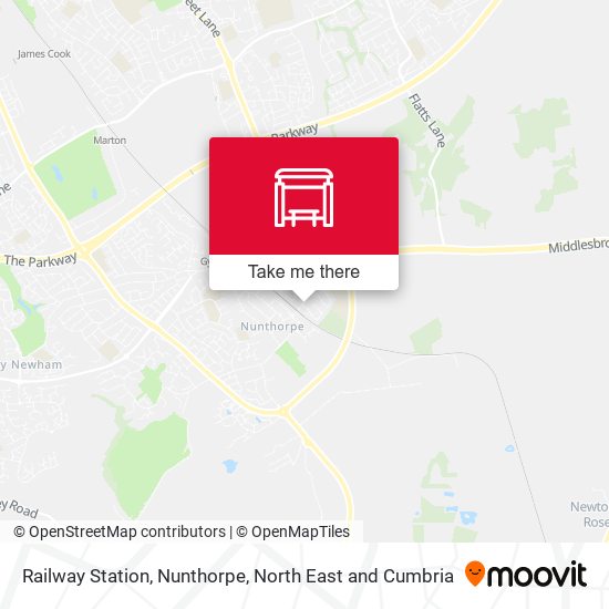 Railway Station, Nunthorpe map