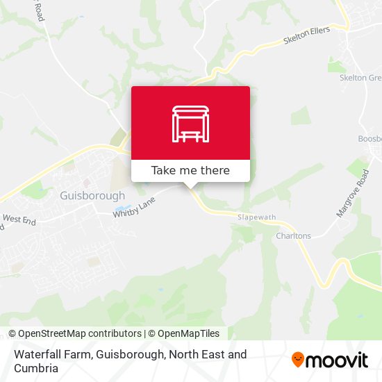 Waterfall Farm, Guisborough map