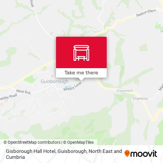 Gisborough Hall Hotel, Guisborough map
