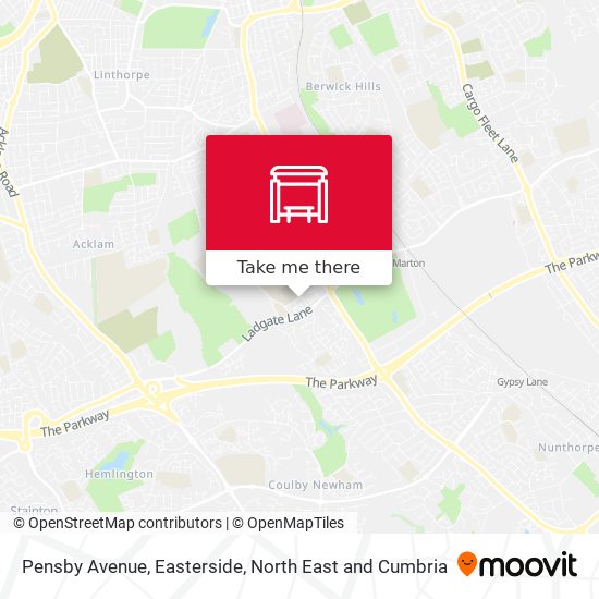 Pensby Avenue, Easterside map