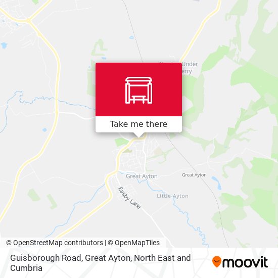 Guisborough Road, Great Ayton map