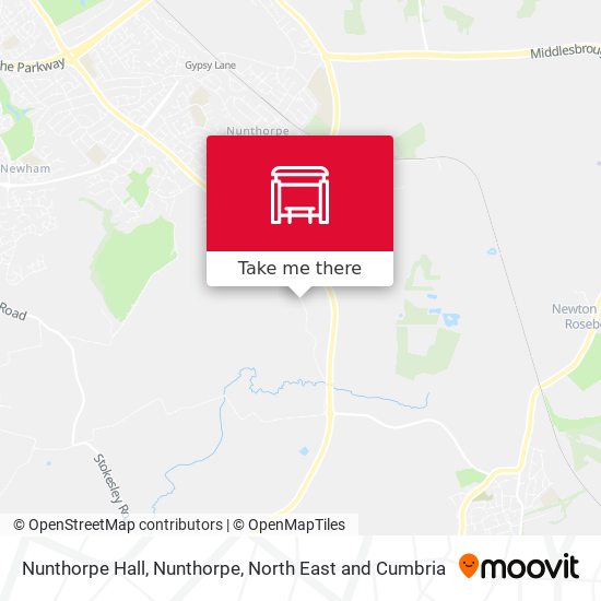 Nunthorpe Hall, Nunthorpe map