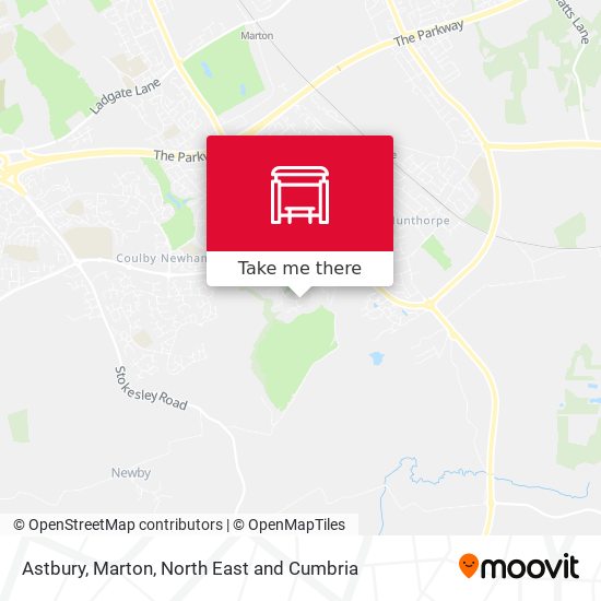 Astbury, Marton map