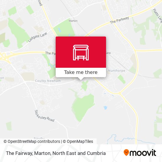 The Fairway, Marton map