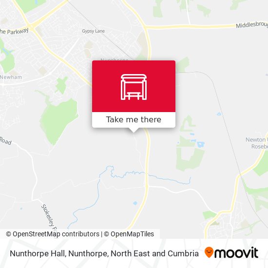 Nunthorpe Hall, Nunthorpe map