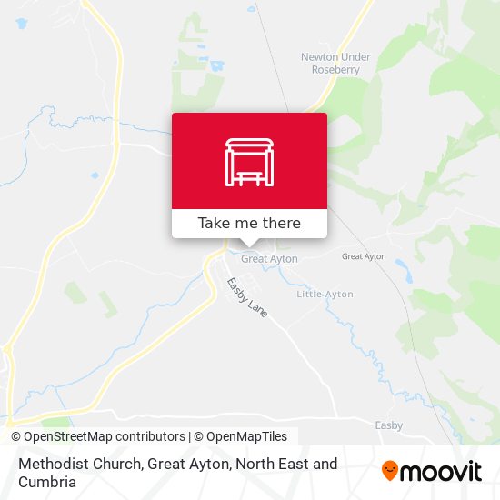 Methodist Church, Great Ayton map