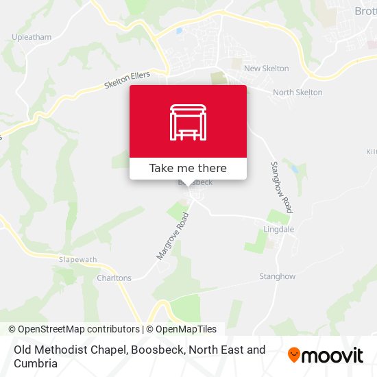 Old Methodist Chapel, Boosbeck map