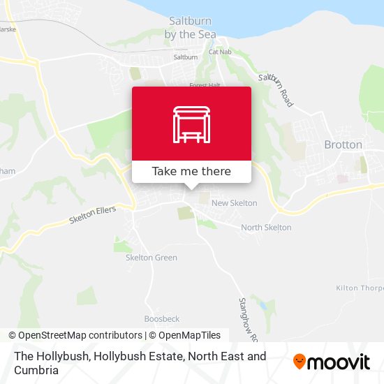 The Hollybush, Hollybush Estate map