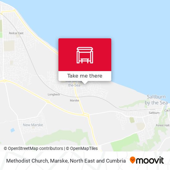 Methodist Church, Marske map