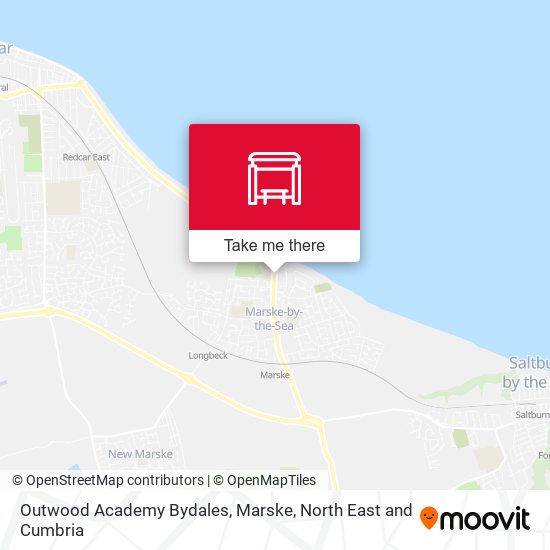 Outwood Academy Bydales, Marske map