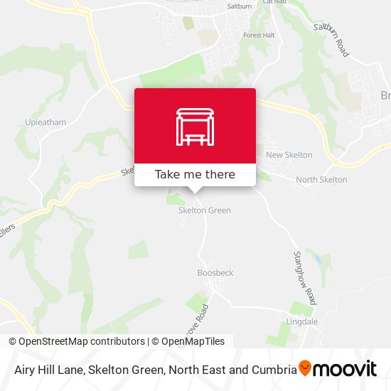 Airy Hill Lane, Skelton Green map