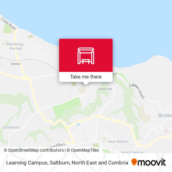 Learning Campus, Saltburn map