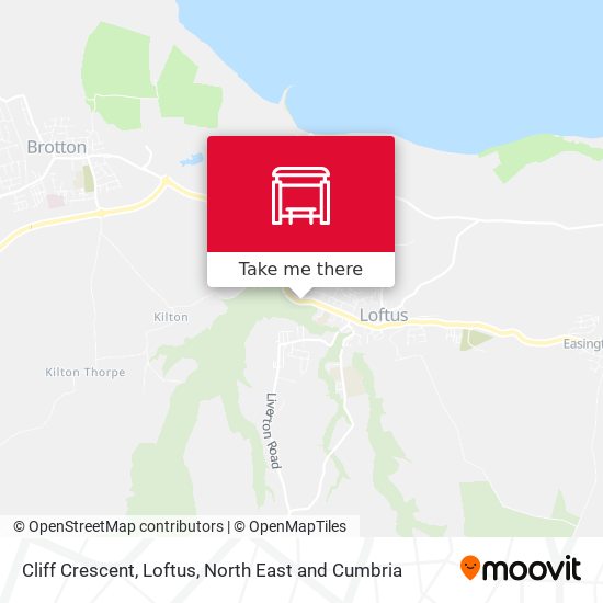 Cliff Crescent, Loftus map