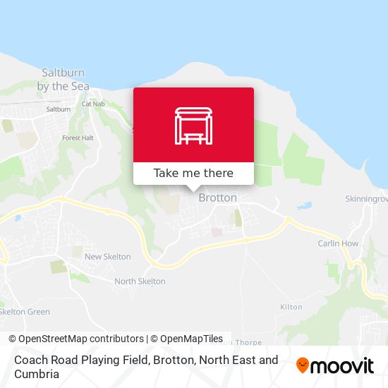 Coach Road Playing Field, Brotton map