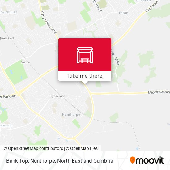 Bank Top, Nunthorpe map