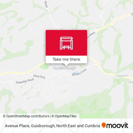 Avenue Place, Guisborough map