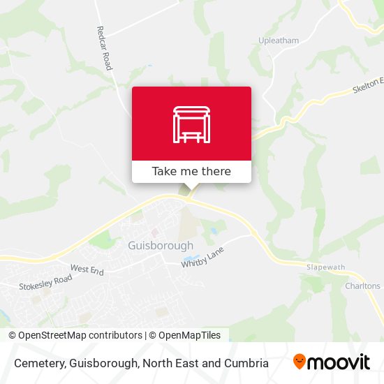 Cemetery, Guisborough map