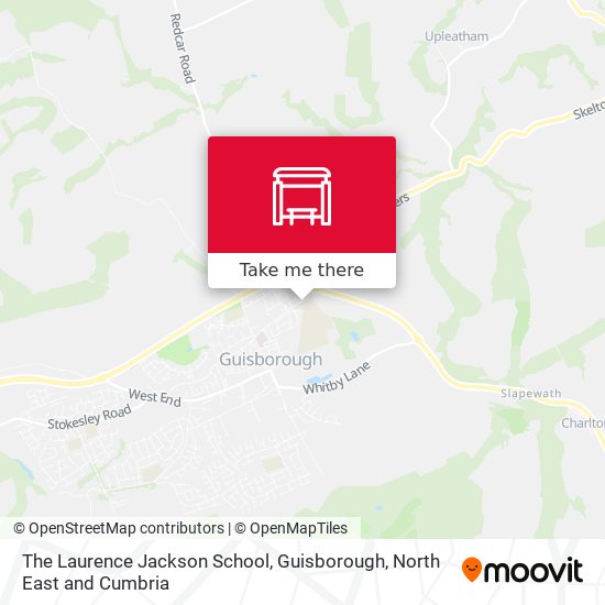 The Laurence Jackson School, Guisborough map