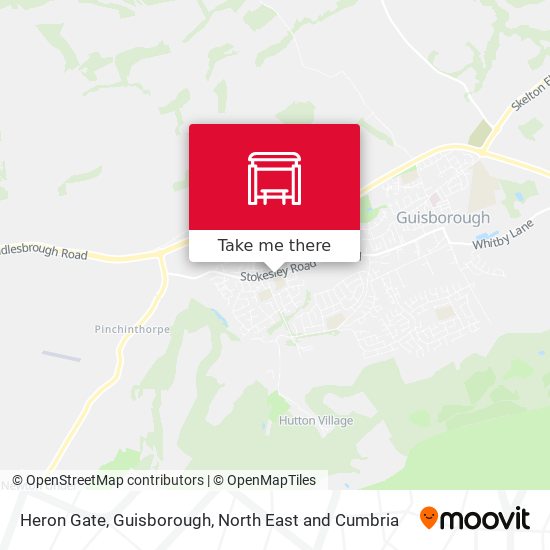 Heron Gate, Guisborough map