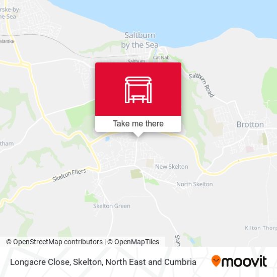 Longacre Close, Skelton map