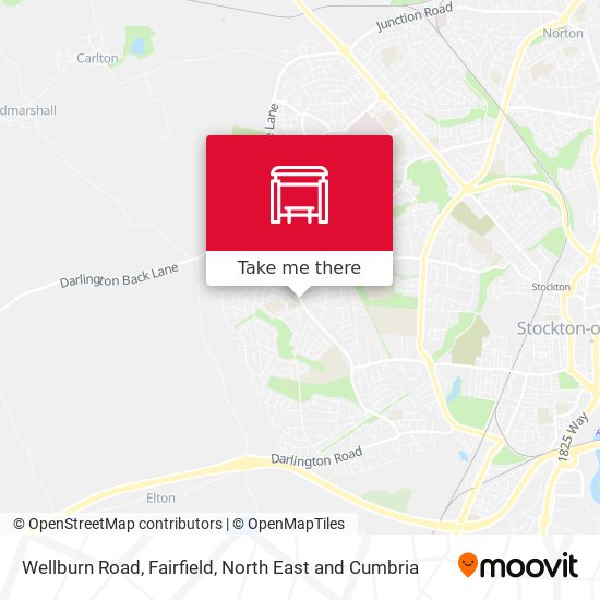 Wellburn Road, Fairfield map