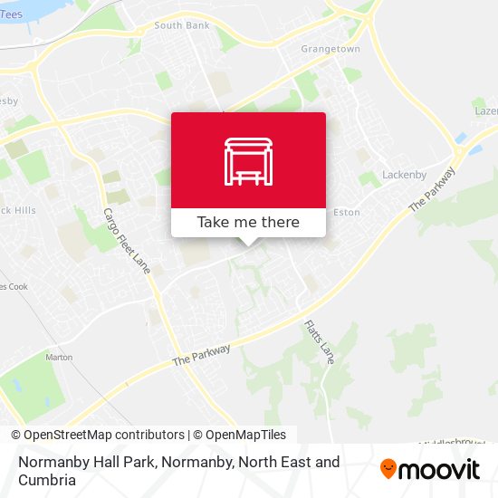 Normanby Hall Park, Normanby map