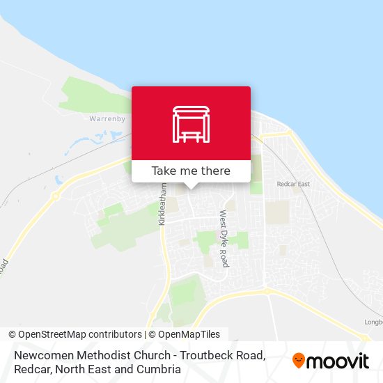 Newcomen Methodist Church - Troutbeck Road, Redcar map
