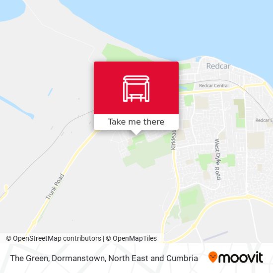 The Green, Dormanstown map